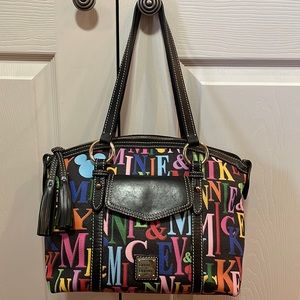 Dooney & Bourke Rainbow Names Satchel